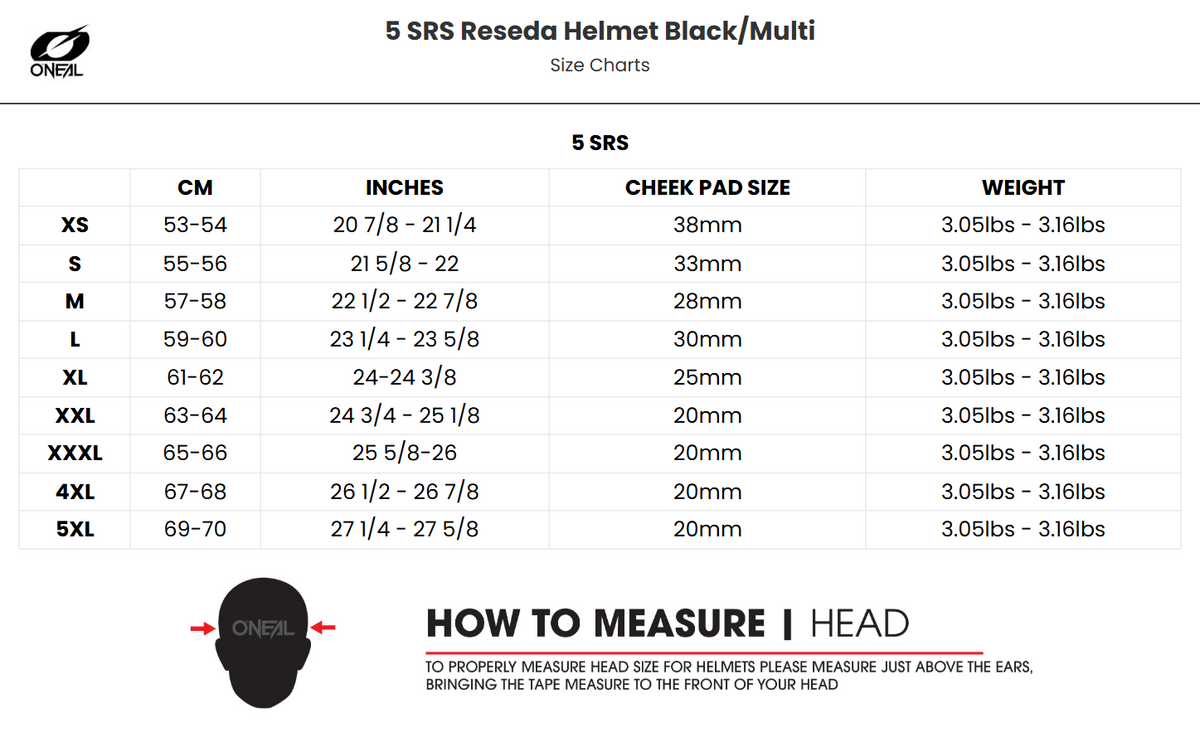 O'Neal 5 SRS Reseda MX Motorcycle Helmet