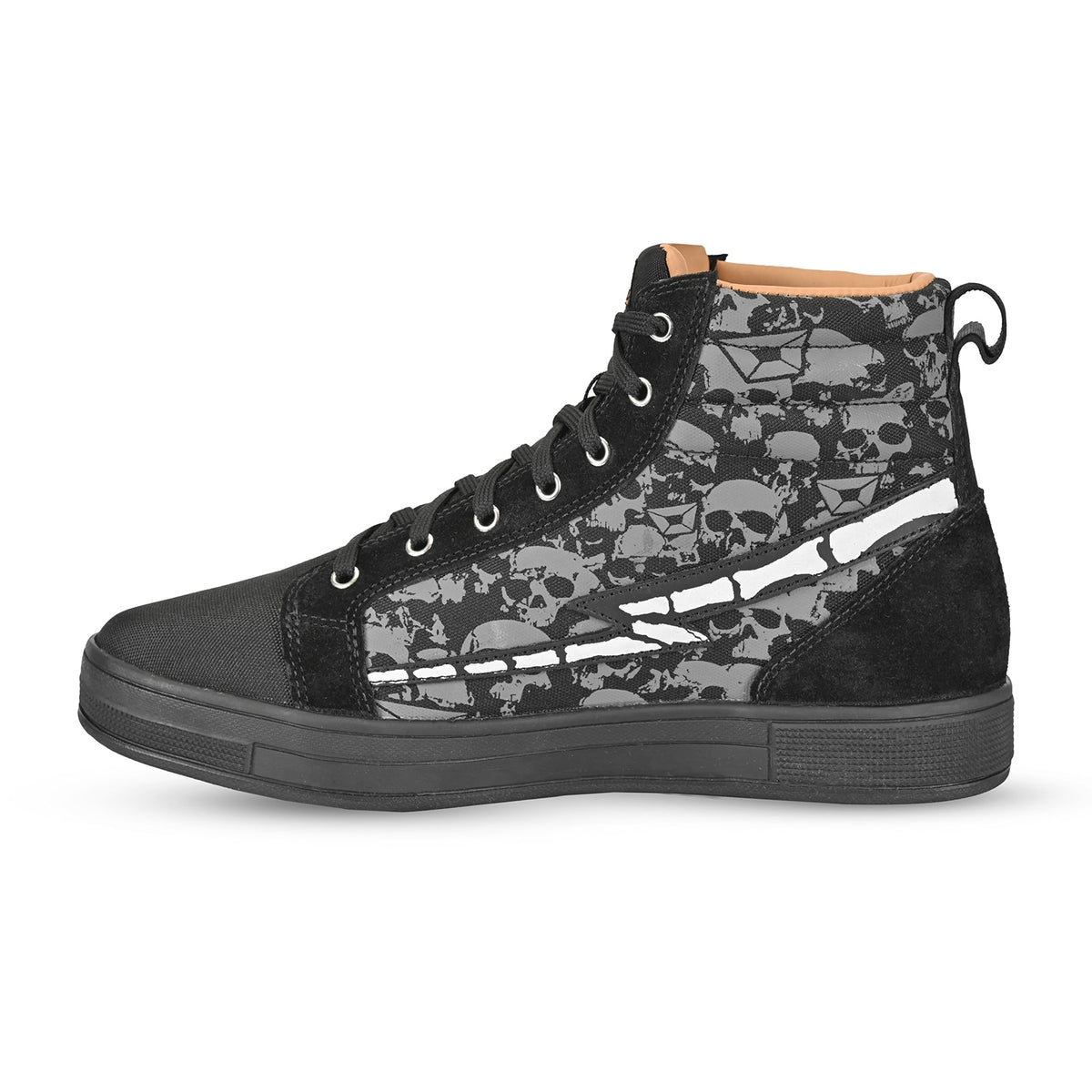Cortech Men's Slayer Canvas Skulls Riding Shoes