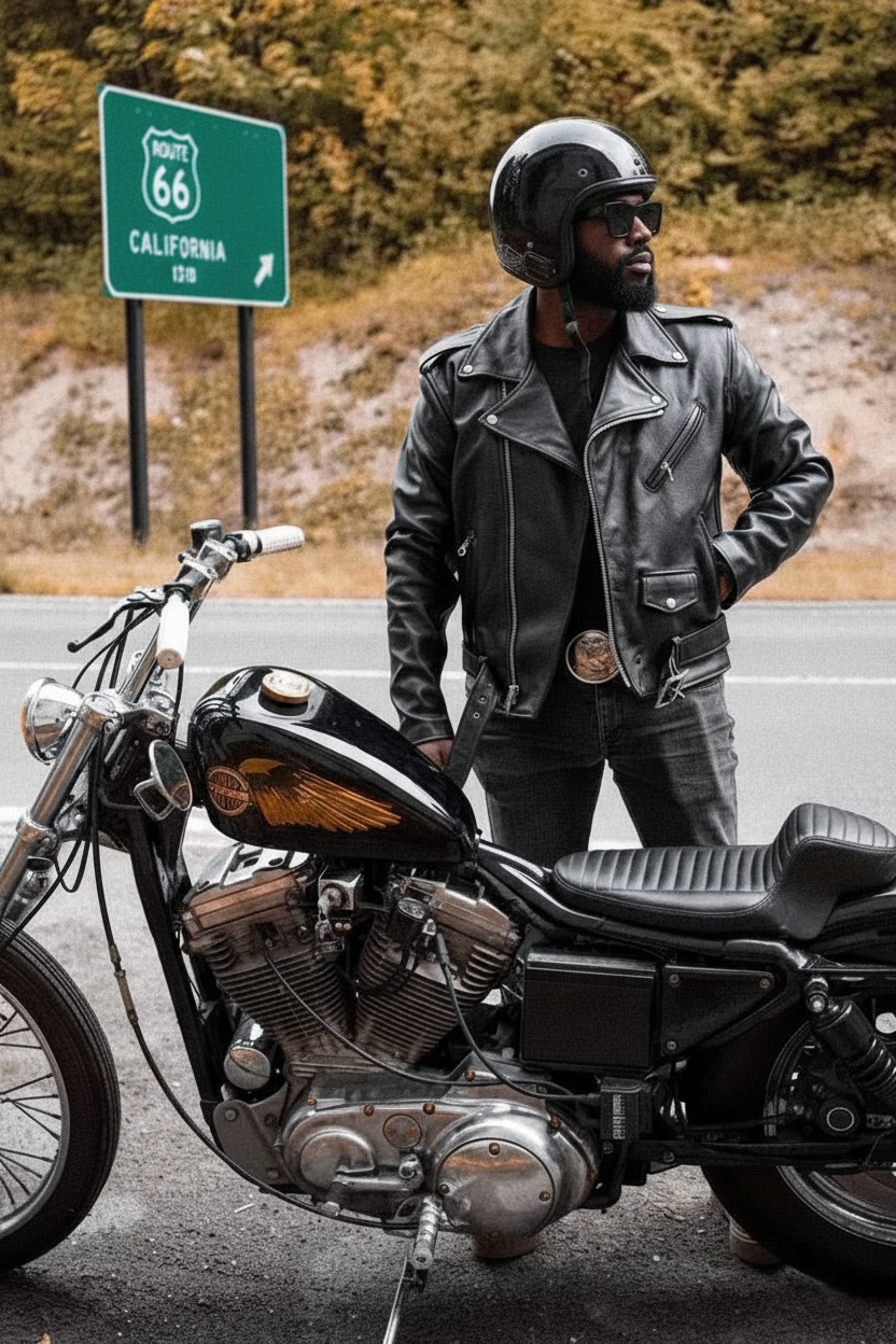 Men_s_Black_Leather_Motorcycle_Jacket_with_CE_Armor - Pic