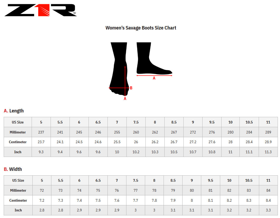 Z1R Women's Savage Leather Boots