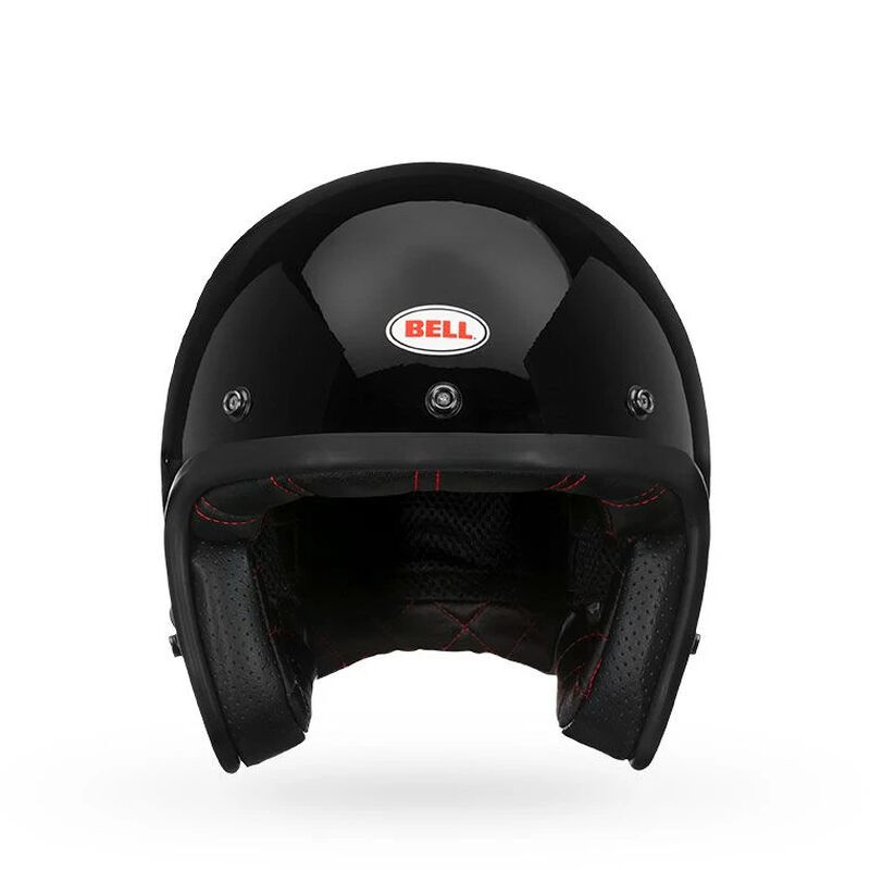 Bell Custom 500 Solid Open Face Motorcycle Helmet - Front View