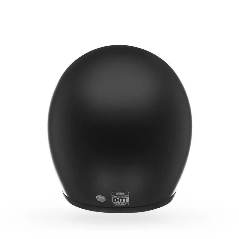 Bell Custom 500 Solid Open Face Motorcycle Helmet - Back View