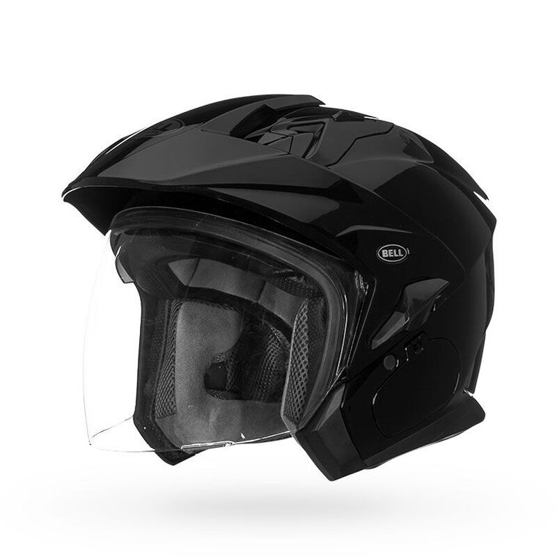 Bell Mag-9 Solid Open Face Motorcycle Helmet - Front View
