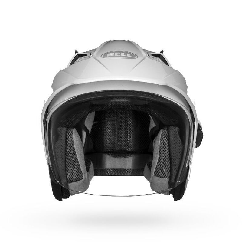Bell Mag-9 Solid Open Face Motorcycle Helmet - Front View