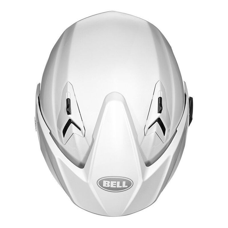 Bell Mag-9 Solid Open Face Motorcycle Helmet - Top View