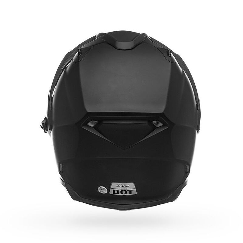 Bell Mag-9 Solid Open Face Motorcycle Helmet - Back View