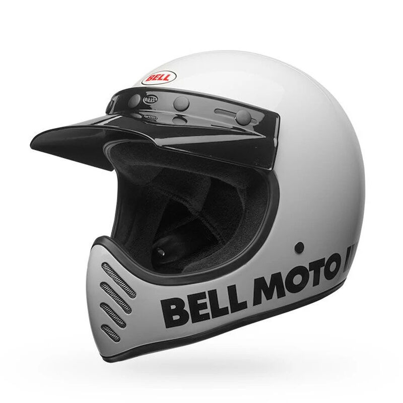 Bell Moto-3 Classic Solid Full Face Motorcycle Helmet - Front View