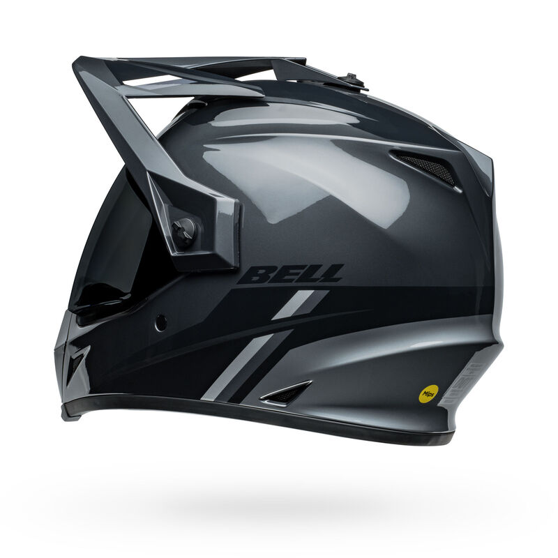 Bell MX-9 Adventure Mips Alpine Motorcycle Helmet - Back View