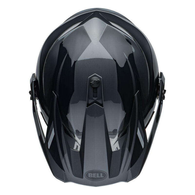 Bell MX-9 Adventure Mips Alpine Motorcycle Helmet - Top View