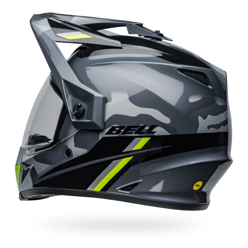 Bell MX-9 Adventure Mips Alpine Motorcycle Helmet - Back View