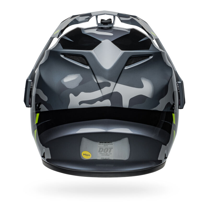Bell MX-9 Adventure Mips Alpine Motorcycle Helmet - Back View