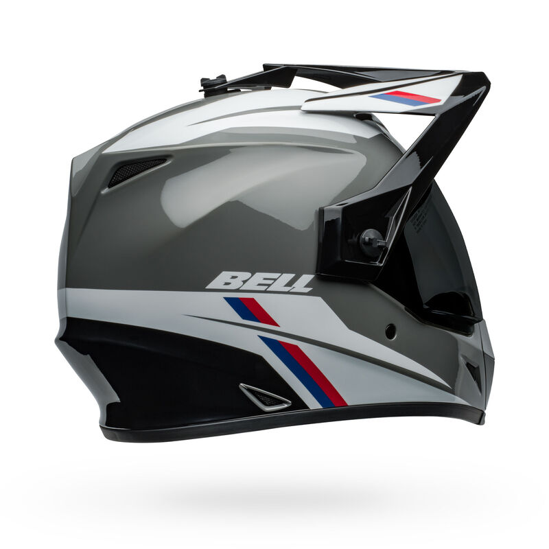 Bell MX-9 Adventure Mips Alpine Motorcycle Helmet - Back View