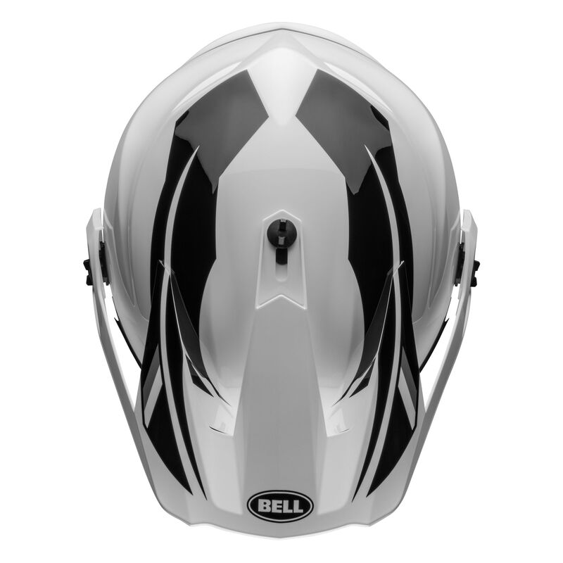 Bell MX-9 Adventure Mips Alpine Motorcycle Helmet - Top View