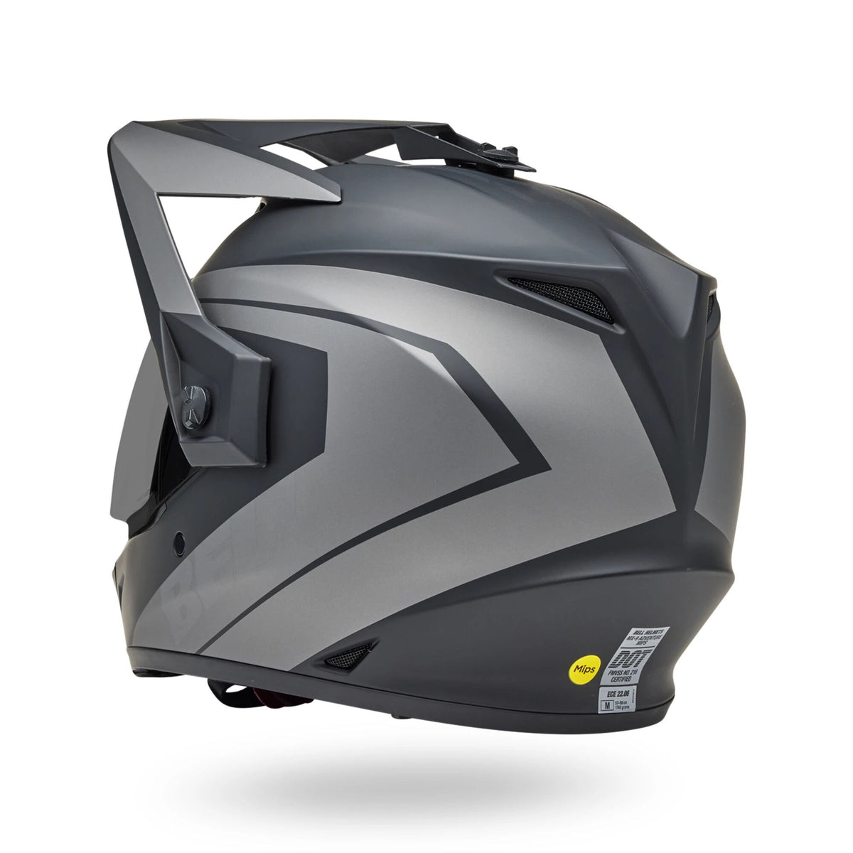Bell MX-9 Adventure Mips Blackout Motorcycle Helmet - Back View