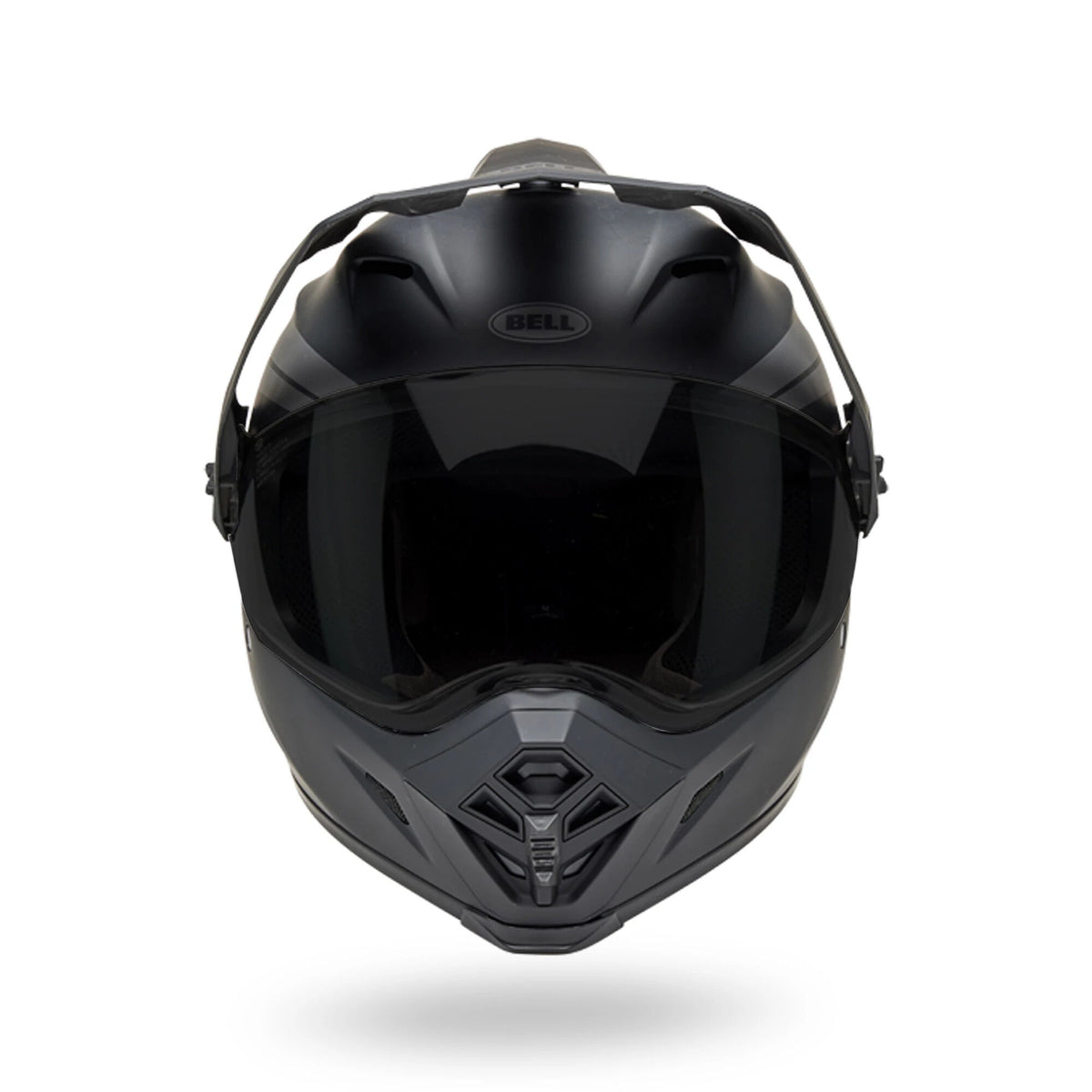 Bell MX-9 Adventure Mips Blackout Motorcycle Helmet - Front View