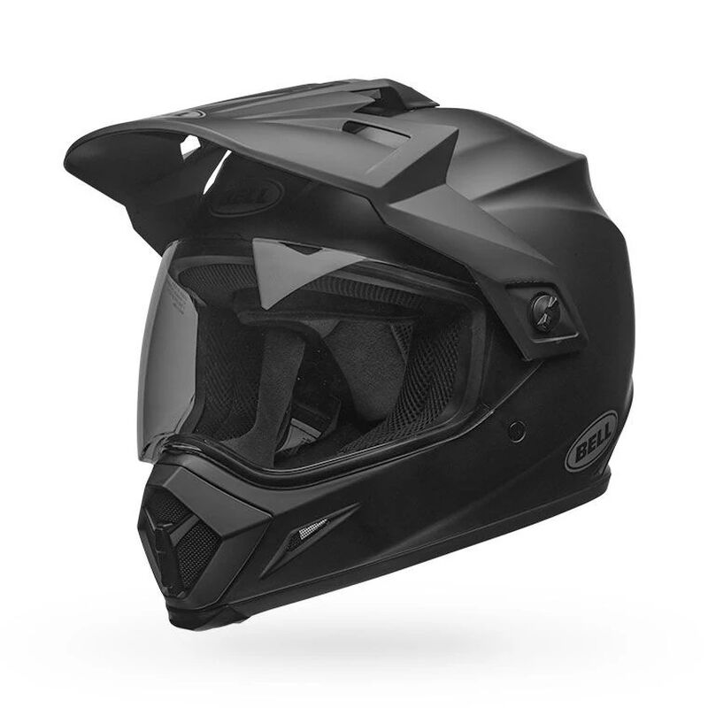 Bell MX-9 Solid Adventure Mips Motorcycle Helmet - Front View