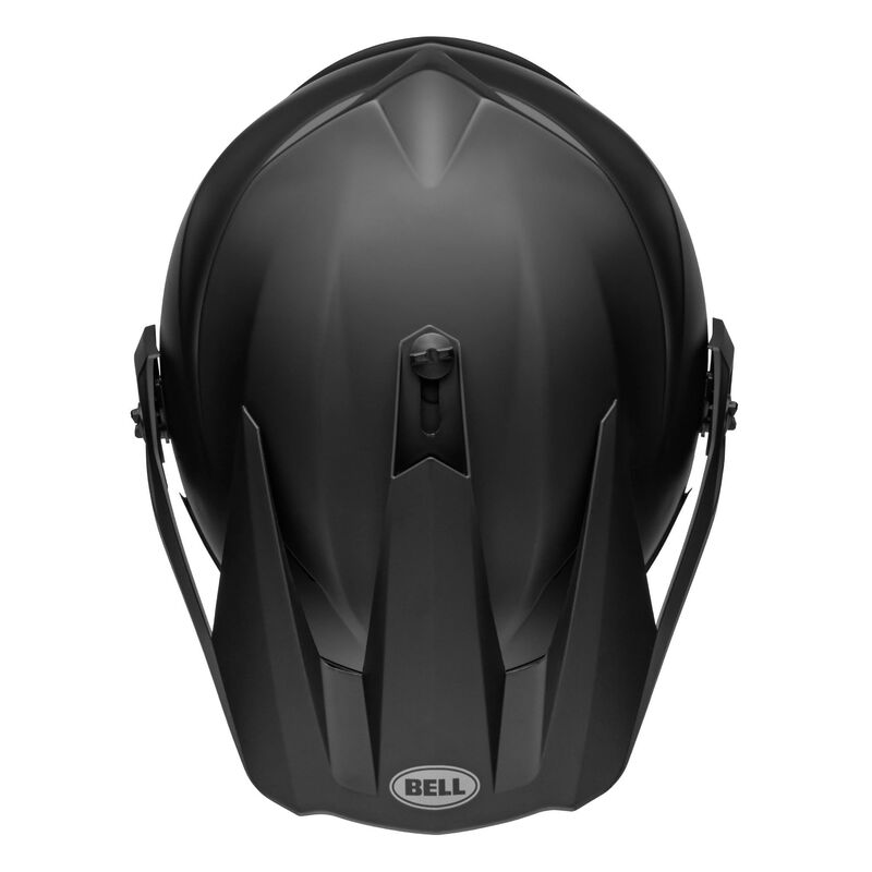 Bell MX-9 Solid Adventure Mips Motorcycle Helmet - Top View