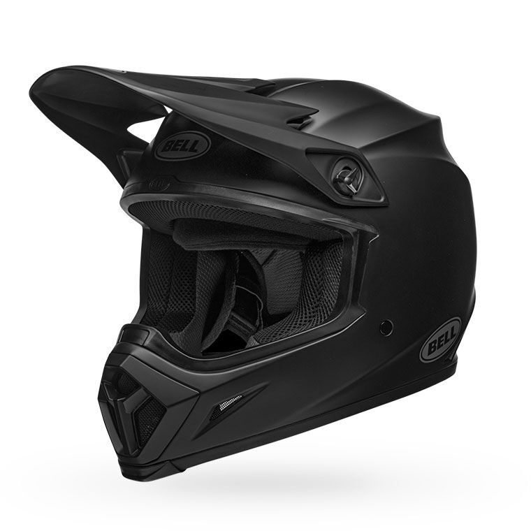 Bell MX-9 Mips Solid Motorcycle Helmet - Front View