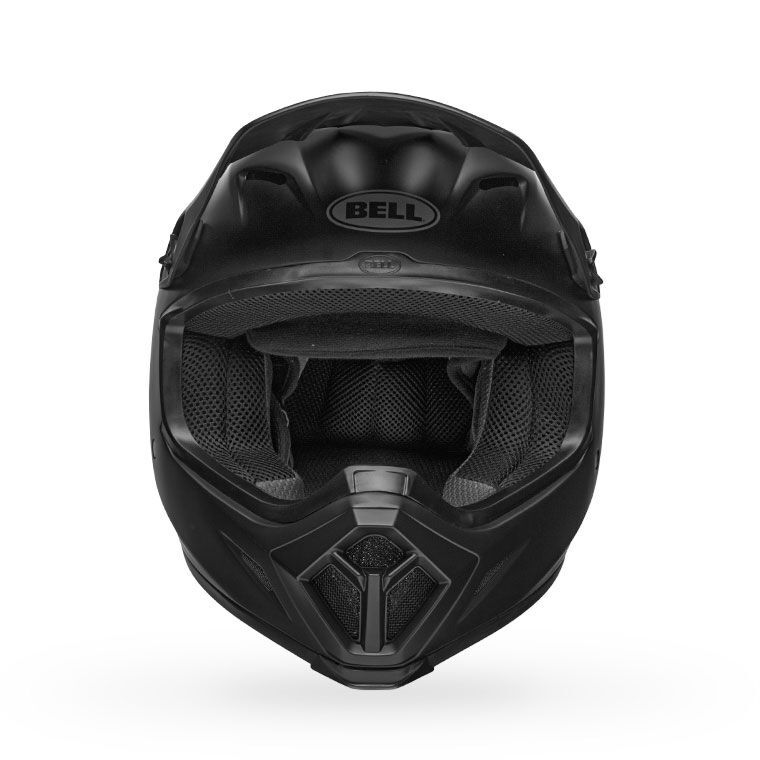 Bell MX-9 Mips Solid Motorcycle Helmet - Front View