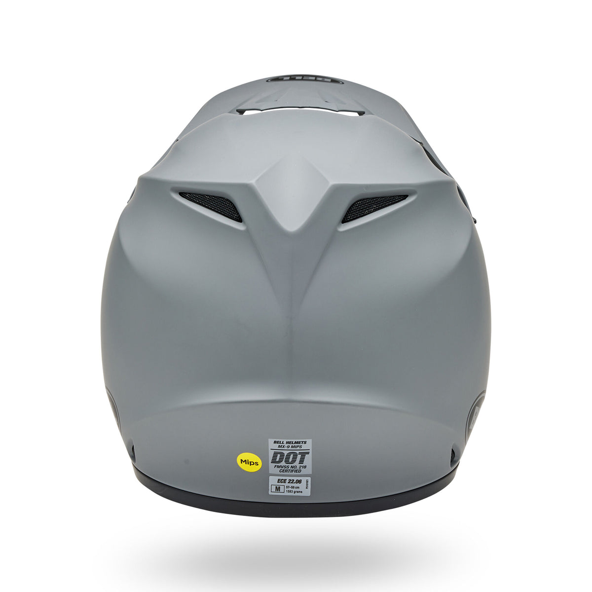 Bell MX-9 Mips Solid Motorcycle Helmet - Back View