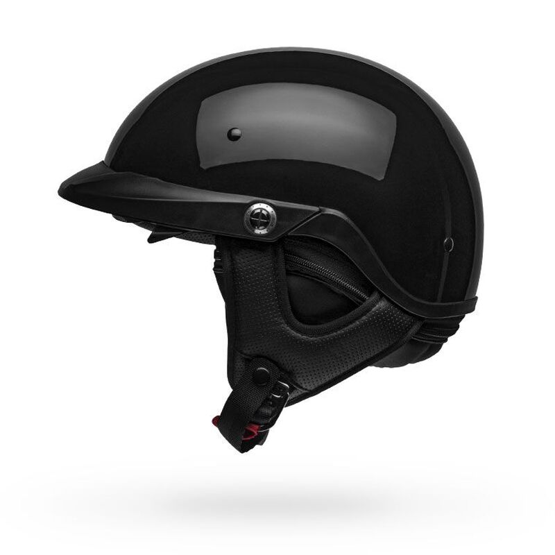 Bell Pit Boss Solid Half Face Motorcycle Helmet - Side Profile View