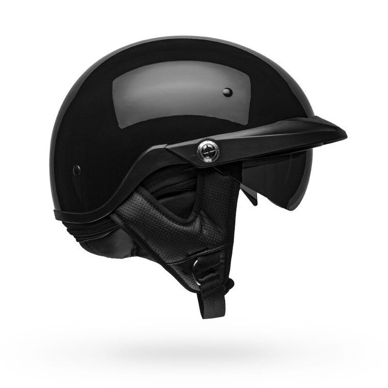 Bell Pit Boss Solid Half Face Motorcycle Helmet - Side Profile View