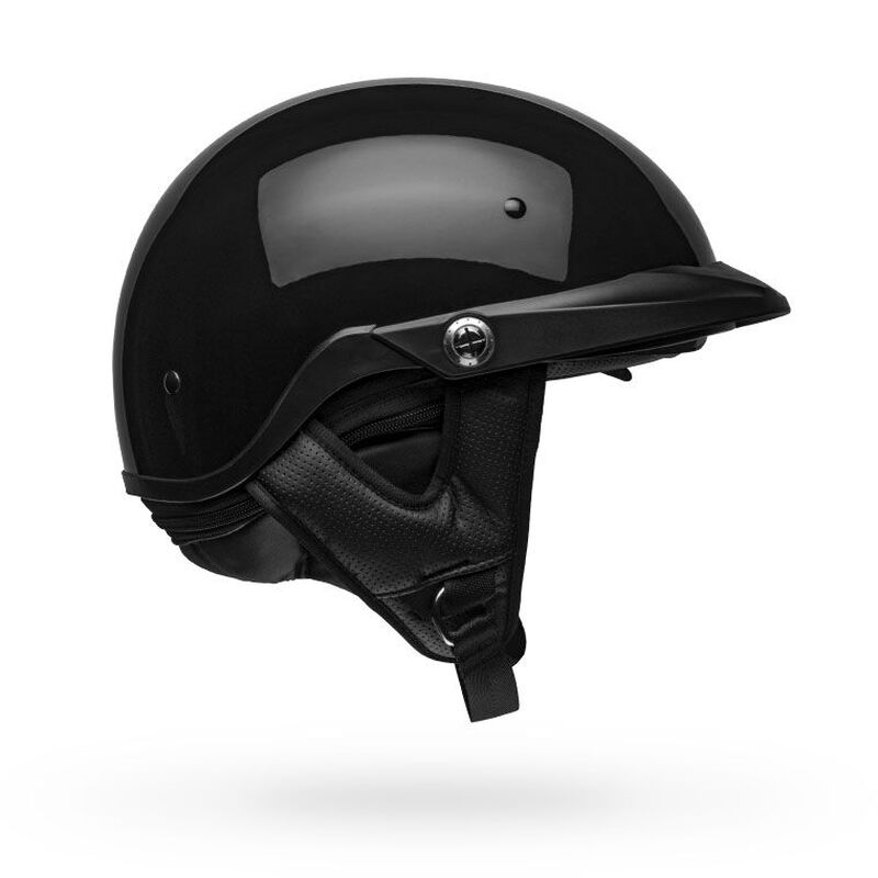 Bell Pit Boss Solid Half Face Motorcycle Helmet - Side Profile View