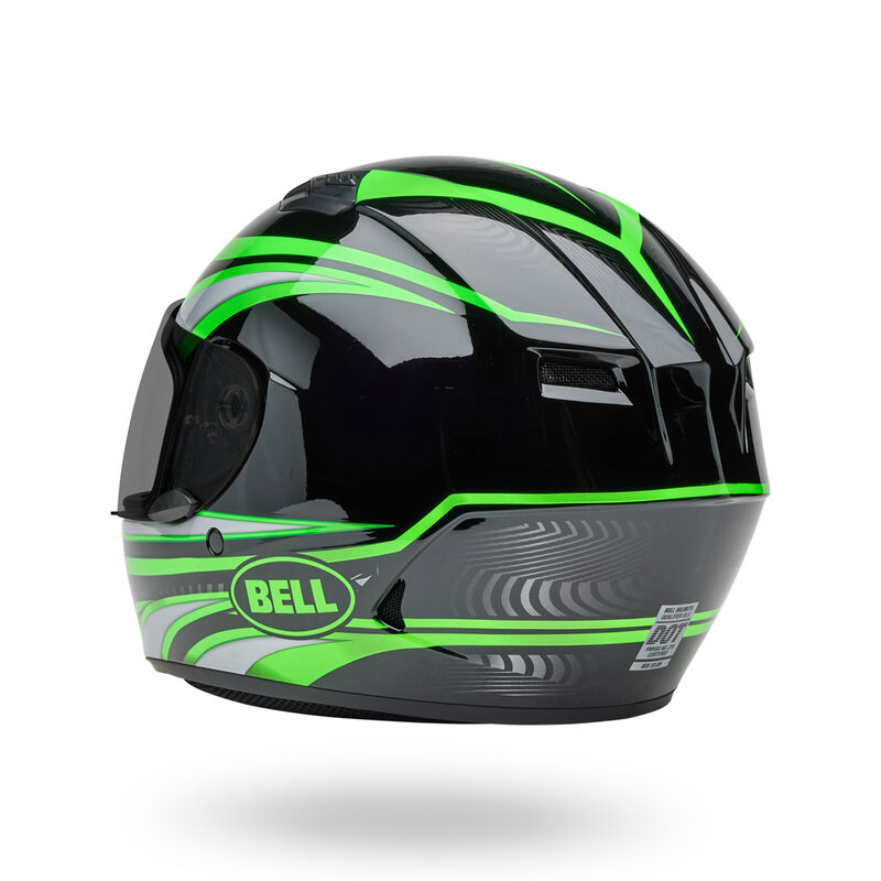 Bell Qualifier Conduit Full Face Motorcycle Helmet - Back View