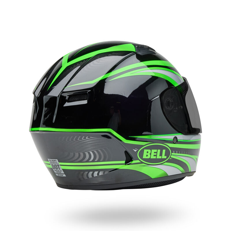 Bell Qualifier Conduit Full Face Motorcycle Helmet - Back View