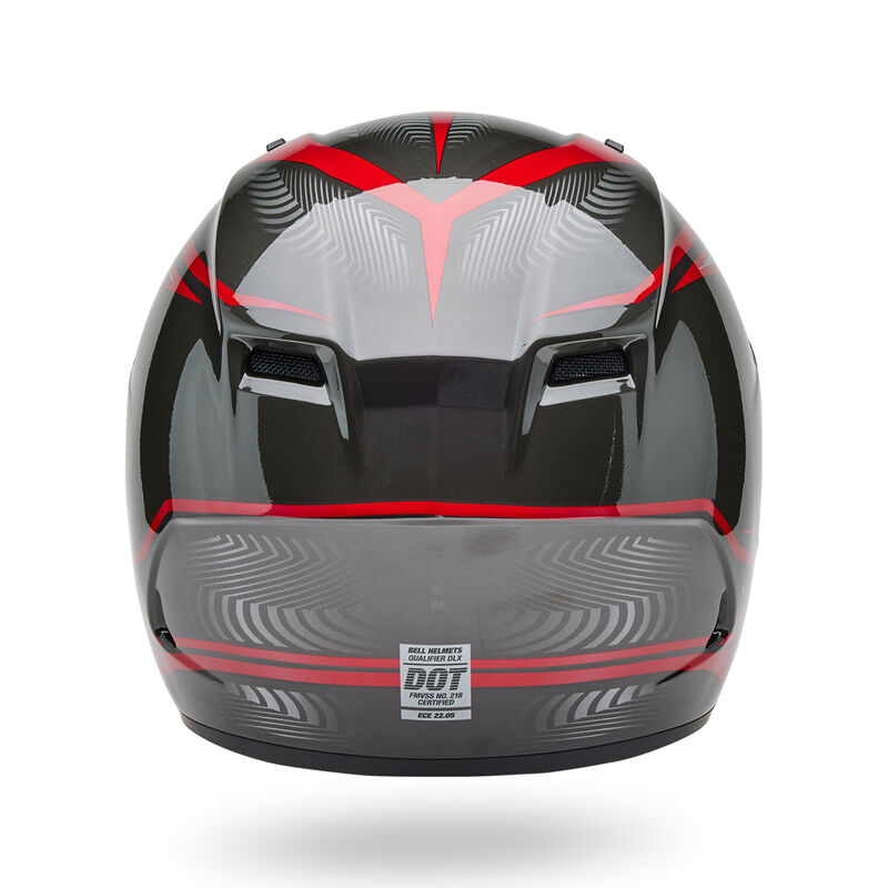 Bell Qualifier Conduit Full Face Motorcycle Helmet - Back View