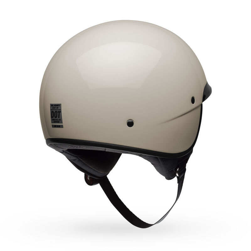 Bell Scout Air Solid Half Face Motorcycle Helmet - Back View