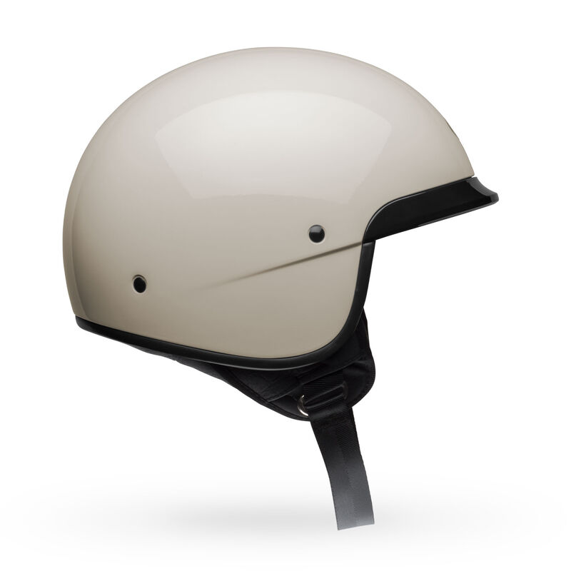 Bell Scout Air Solid Half Face Motorcycle Helmet - Side Profile View