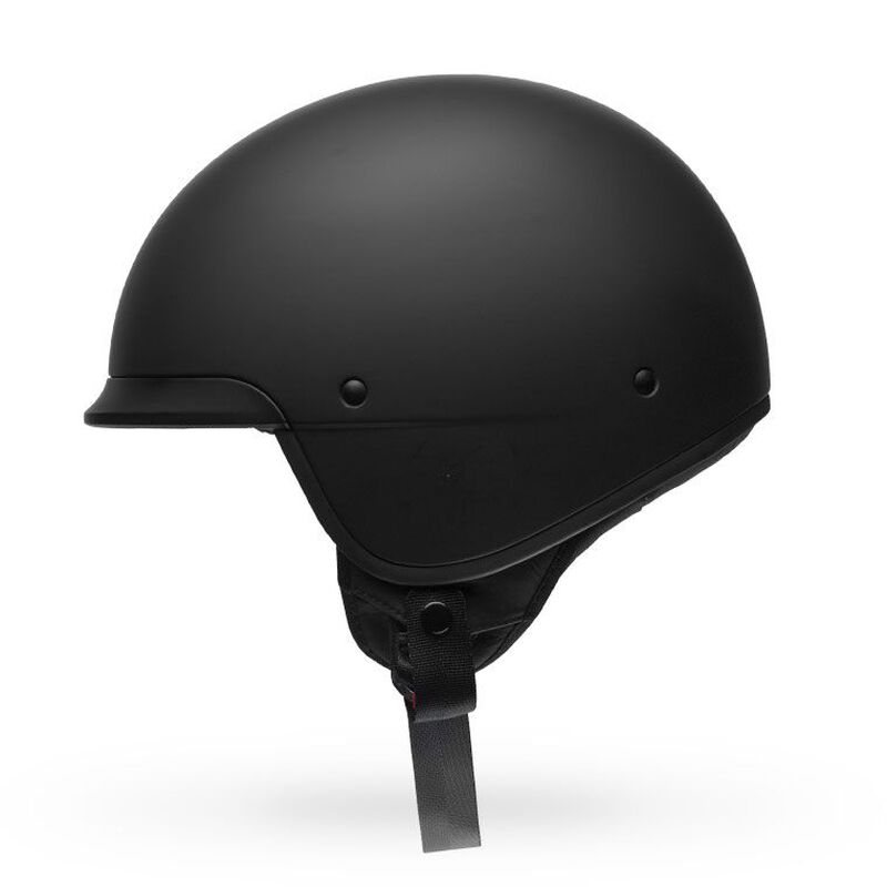 Bell Scout Air Solid Half Face Motorcycle Helmet - Side Profile View