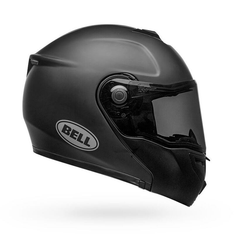 Bell SRT Solid Modular Motorcycle Helmet - Side Profile View