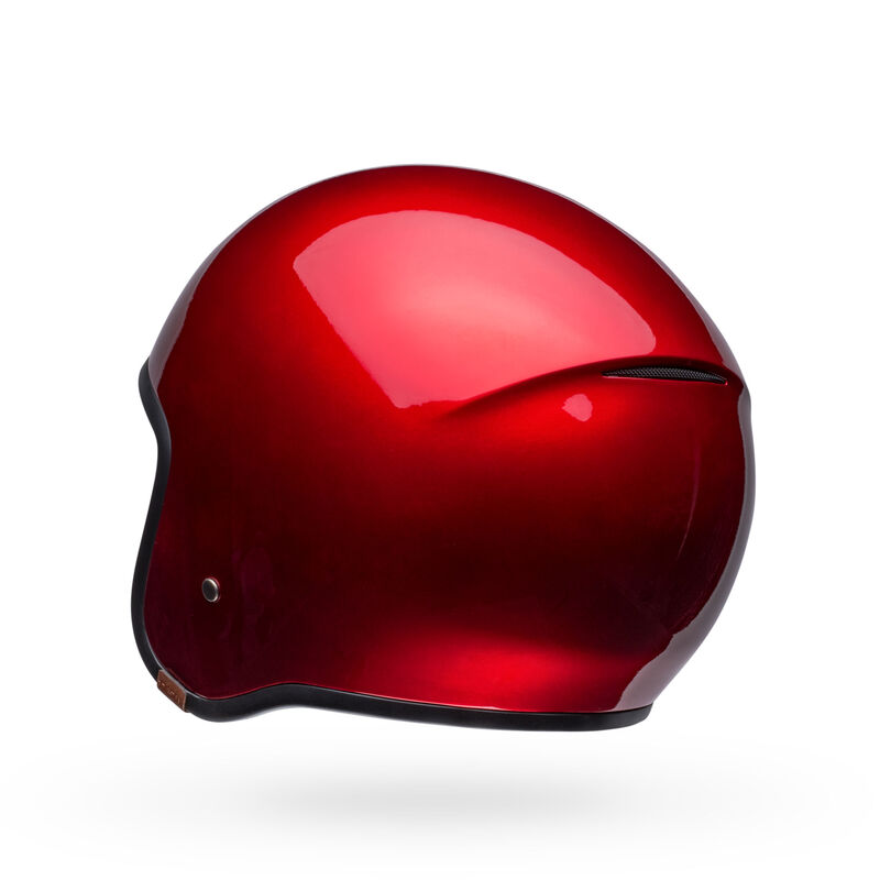 Bell TX501 Solid Open Face Motorcycle Helmet - Back View