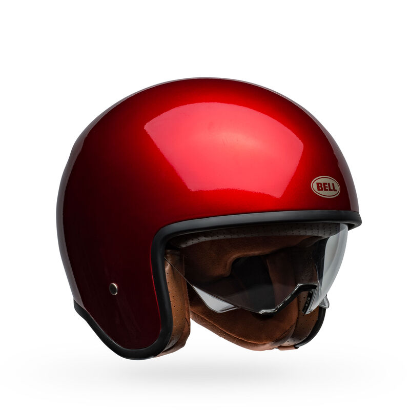 Bell TX501 Solid Open Face Motorcycle Helmet - Front View
