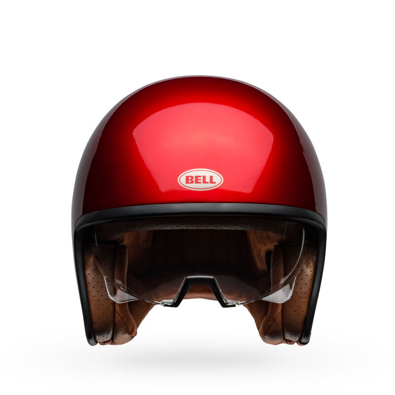 Bell TX501 Solid Open Face Motorcycle Helmet - Front View