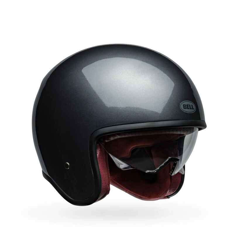 Bell TX501 Solid Open Face Motorcycle Helmet - Front View