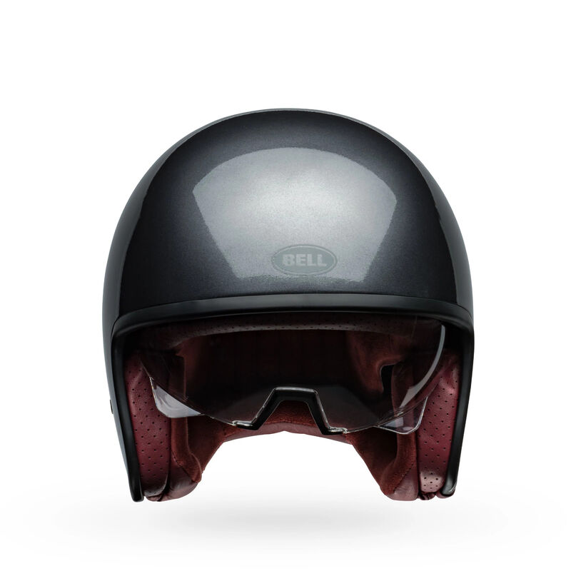 Bell TX501 Solid Open Face Motorcycle Helmet - Front View