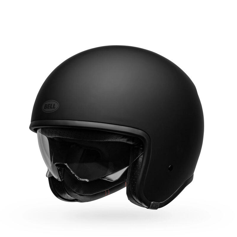 Bell TX501 Solid Open Face Motorcycle Helmet - Front View