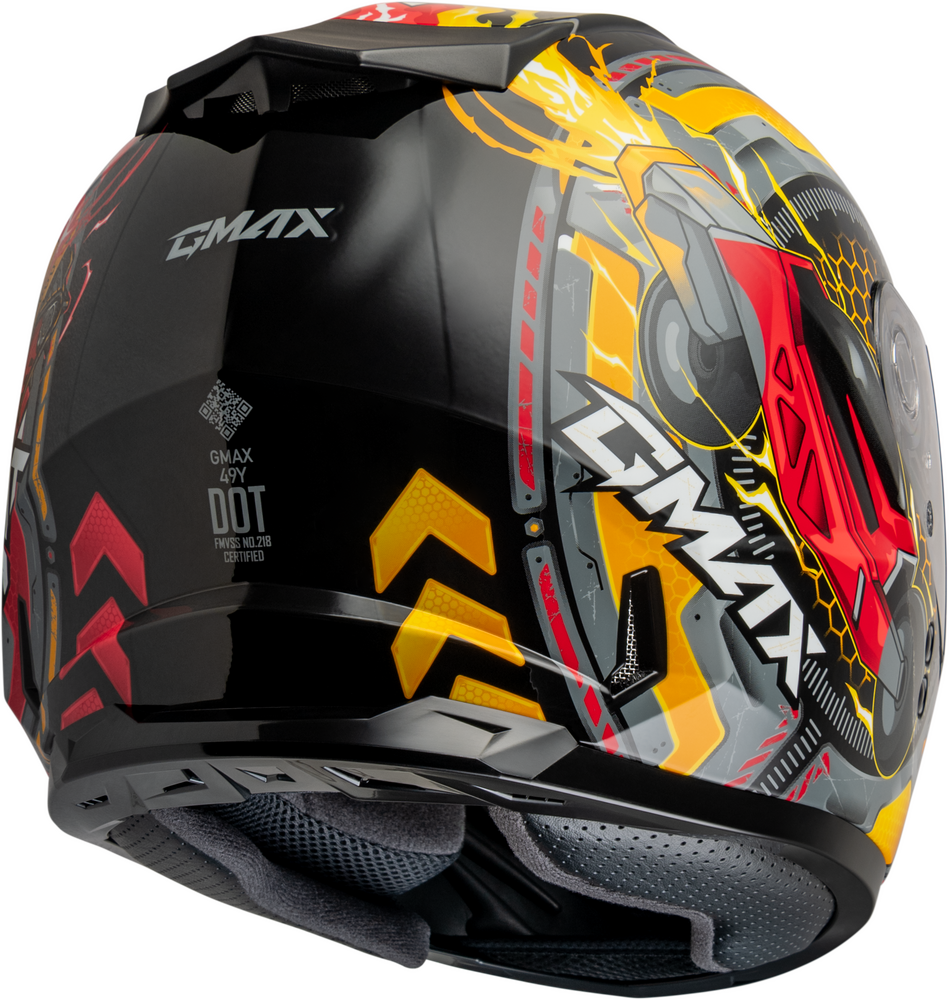 Gmax GM-49Y Youth Charge Full Face Motorcycle Helmet