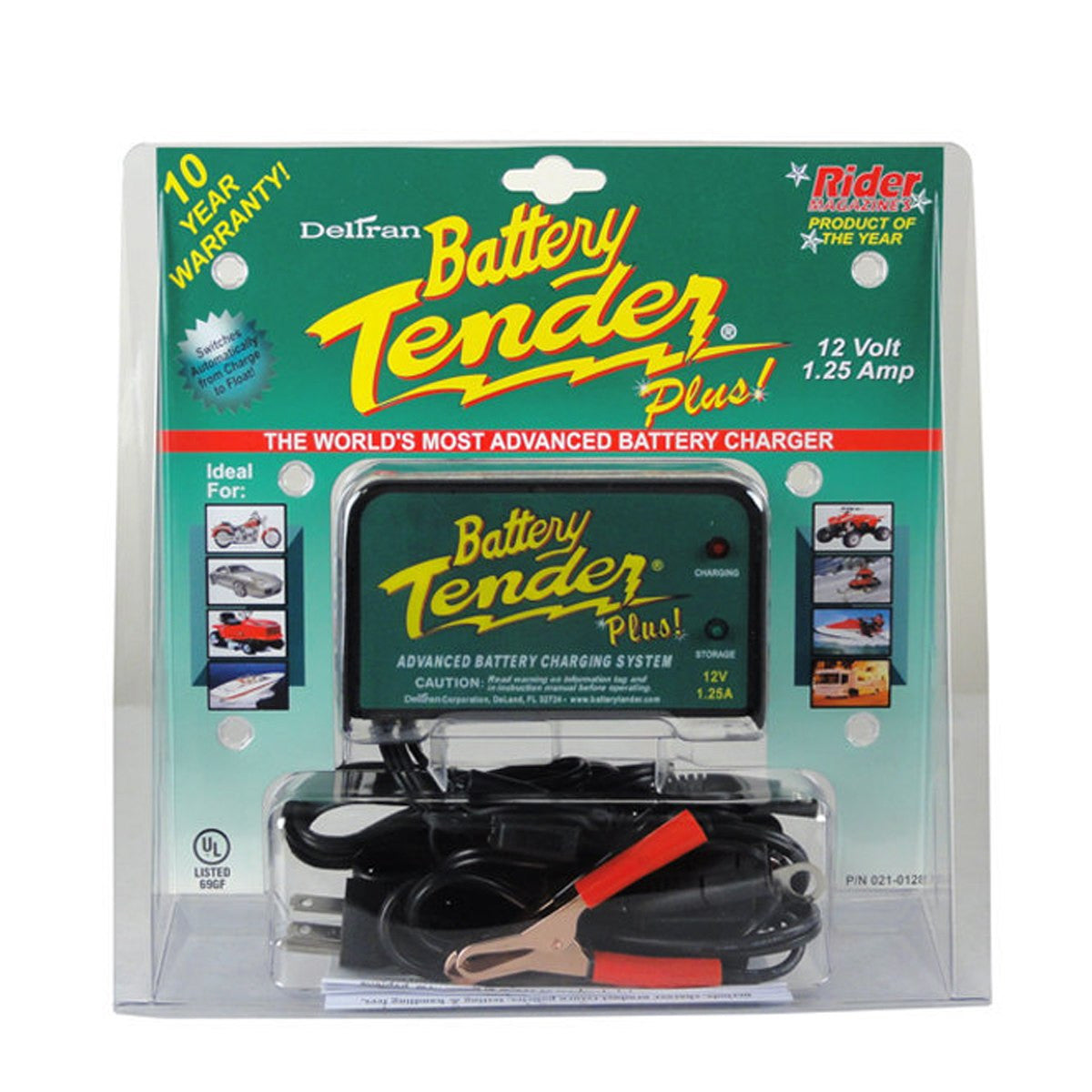 Battery Tender Plus 1.25 Amp 12 Volt Charger - Detail View