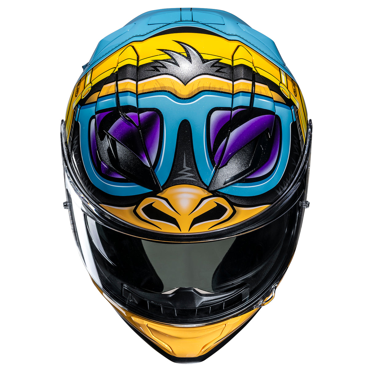 HJC F71 Monkey DJ Full Face Motorcycle Helmet