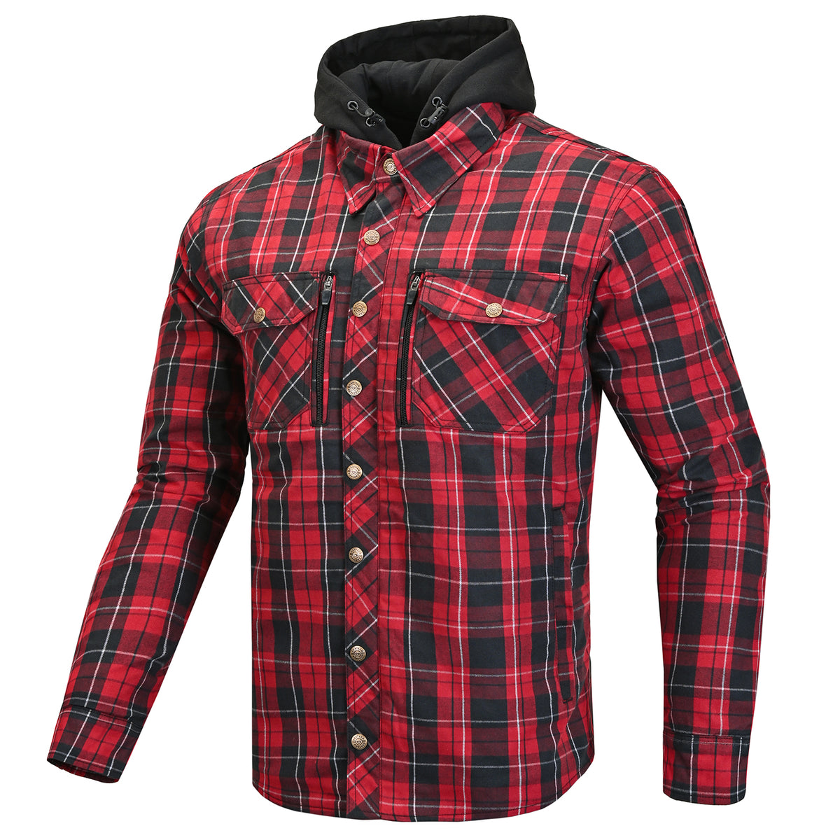 Cortech Men's El Camino Motorcycle Riding Flannel Shirt