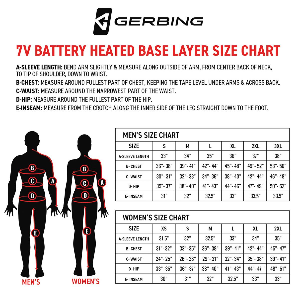 Gerbing Women's 7V Heated Base Layer Pants