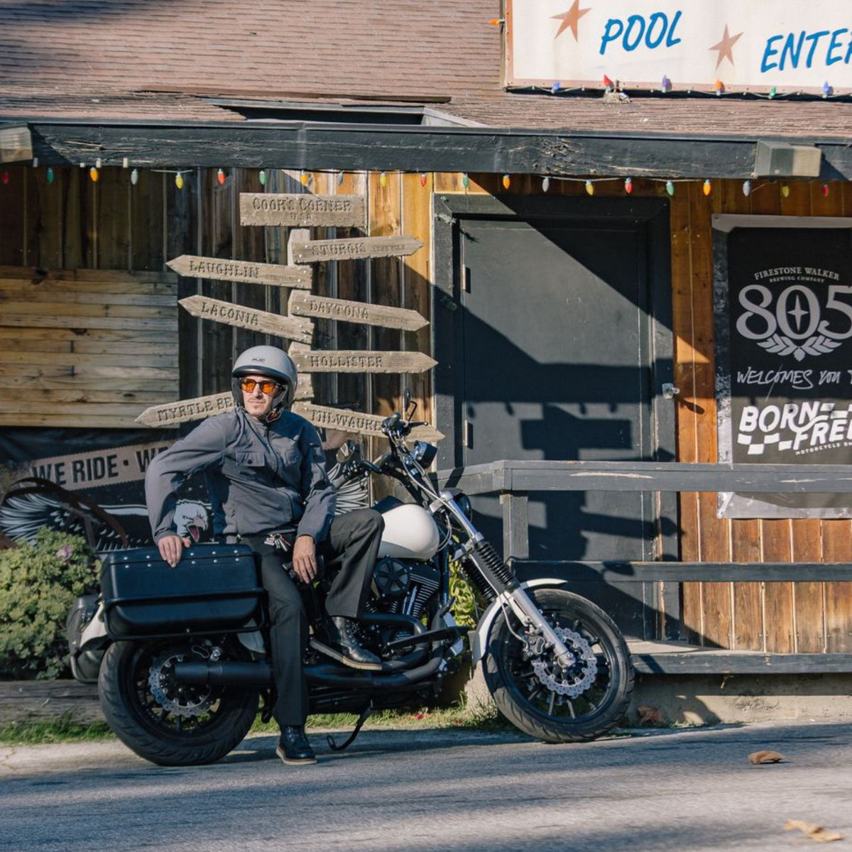 HJC C20 Solid Half Face Motorcycle Helmet - Lifestyle & On-Rider View