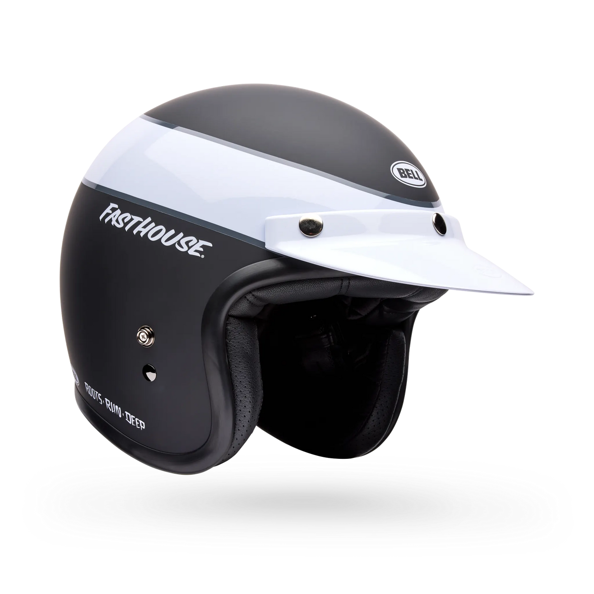 Bell Custom 500 Fasthouse LE Open Face Motorcycle Helmet - Front 3/4 Angle View