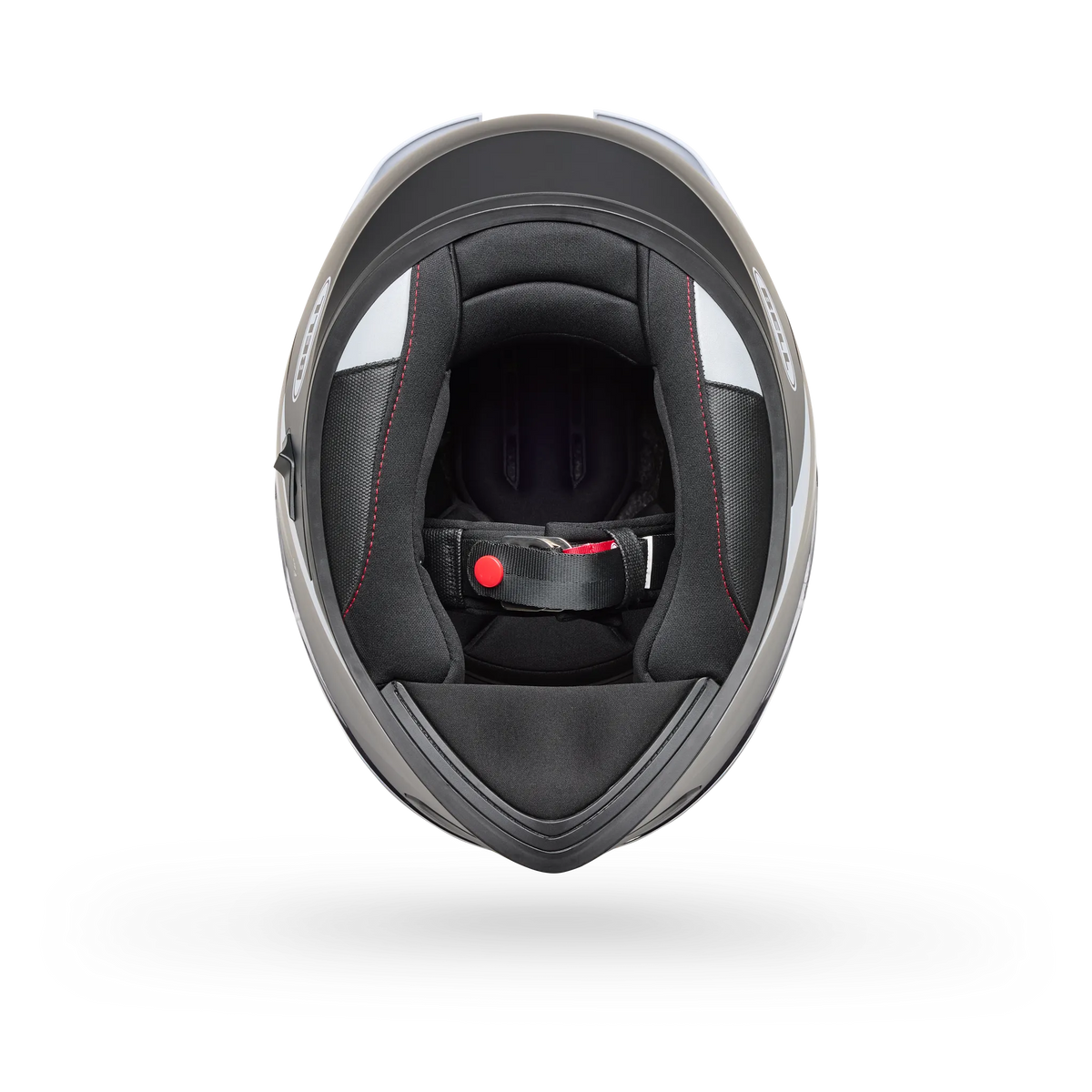 Bell Lithium Flip Full Face Motorcycle Helmet - Black/White - Bottom View