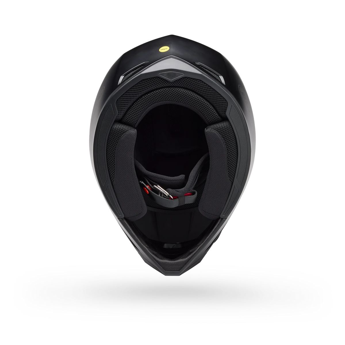 Bell MX-10 Mips Solid Motorcycle Helmet - Matte Black - Bottom View
