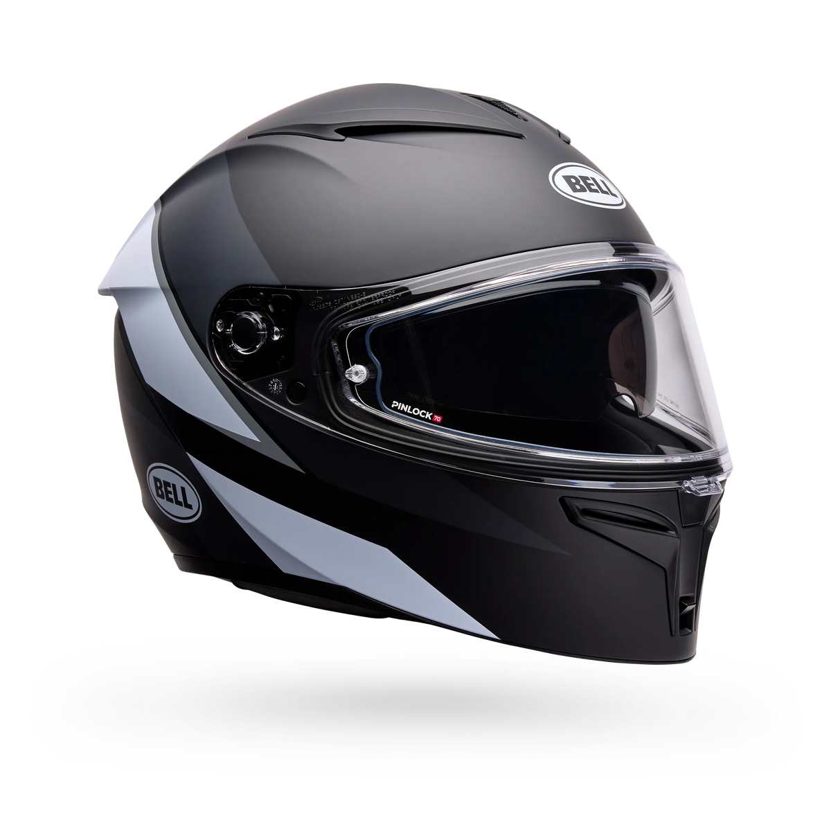 Bell Lithium Flip Full Face Motorcycle Helmet - Black/White - Main